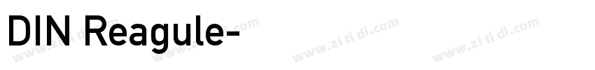 DIN Reagule字体转换